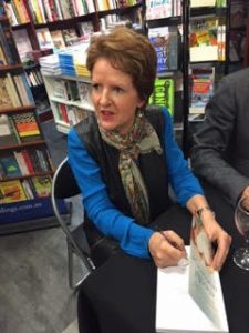 margie signing her book